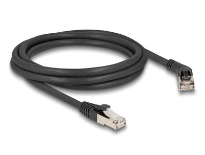 Delock RJ45 Network Cable CAT.6A S/FTP Male a Male Gerade 2M Black — image 1