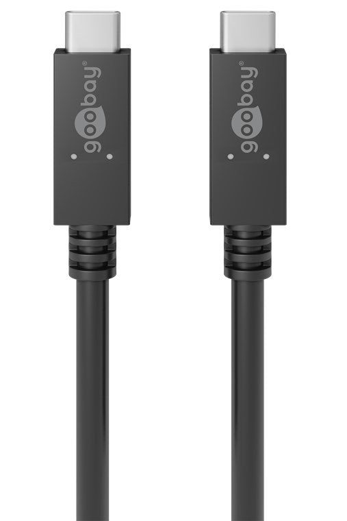 Wentronic 49254 USB Cable 1M USB 3.2 Gen 2 (3.1 Gen 2) USB C Black