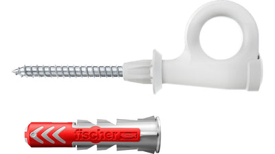 Fischer Tacos Easyhook Loop Duopower 8X40, 25 Pieces With Ojal Easyhook White — image 1