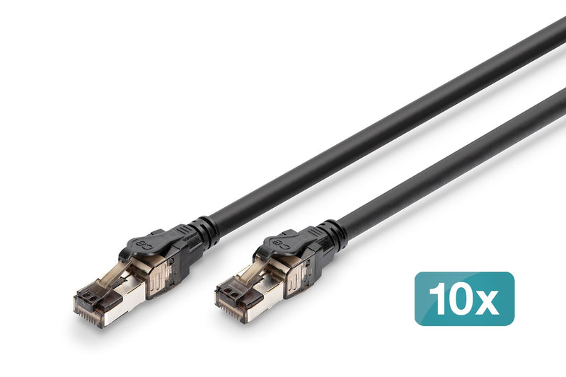 Digitus Cable Network S/FTP CAT.8.1 Black 3,0M (VPE10)