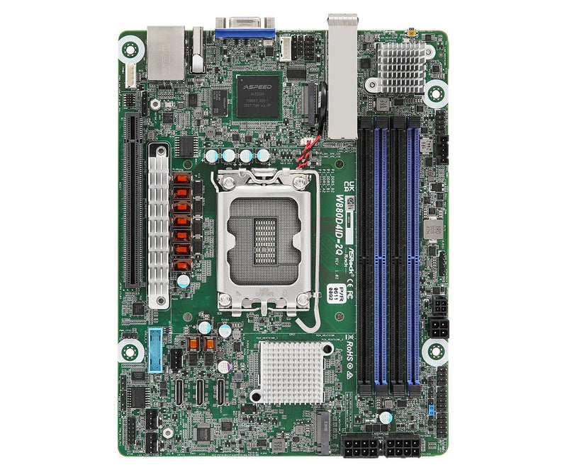 Asrock Motherboard W880D4ID-2Q Deep Mini-itx Socket Lga 1851 Single