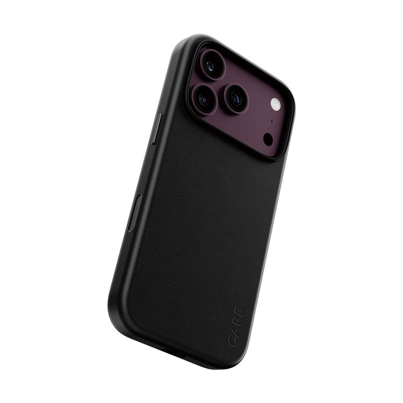 Panzerglass Care Body Only Vegan Leather Case Black W. Magsafe Iphone 18 Pro/ 17 Pro