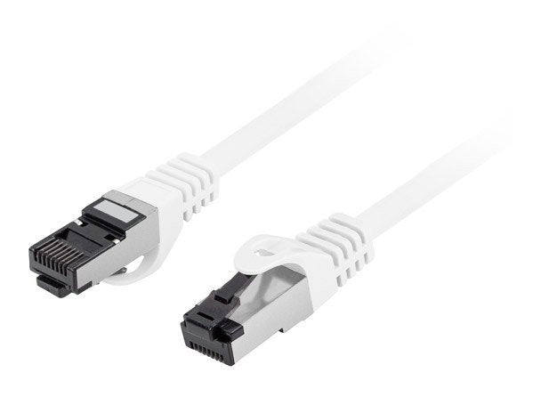 Lanberg Network Cable CAT.8 1 S FTP Lszh Cu 1M White Fluke Passed