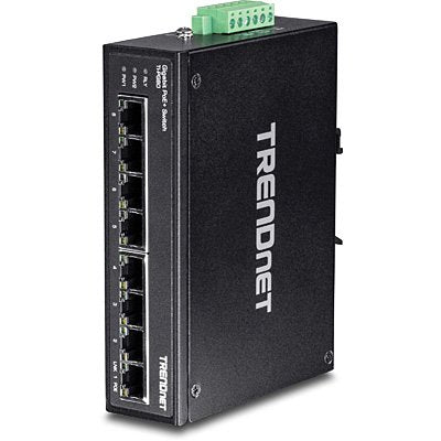 Trendnet TI-PG80 Switch No Administrado L2 Gigabit Ethernet (10/100/1000) Black Energía Sobre Ethernet (PoE) — image 1