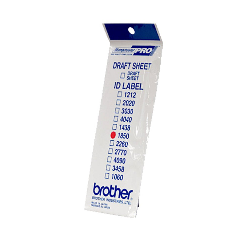 Brother ID1850 18 X 50MM 12 Labels Id Sello Stampcreator Pro SC-2000 Pro SC-2000USB