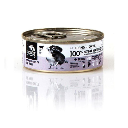 3COTY Turkey With Goose - Comida Húmeda Gatos - 80G — image 1