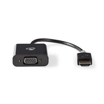 Nedis Hdmi™ - HDMI Cable ™ Connector Male VGA Connector Female / 3.5MM Connector Female 1080P Chapado Oro 0.20