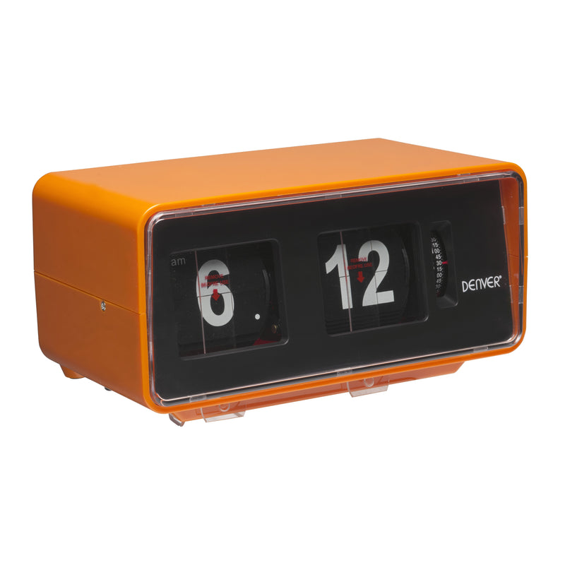 Denver Despertador CR-425 Fm Alarm Doorbell Or Radio Flip Retro Dígitos Battery