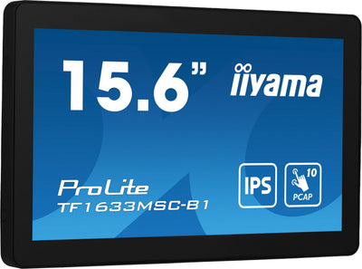 Iiyama TFT TF1633MSC 39.5CM IPS 15.6'' 1920X1080 DP HDMI USB Touch — image 1