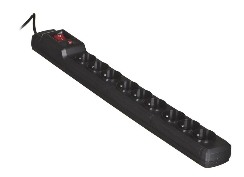 Activejet Acj Combo 9GN 3M Power Strip Black With Cable