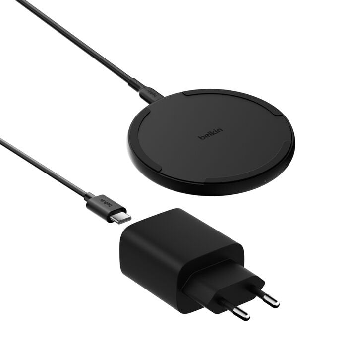 Belkin WIA012KQBK Smartphone Black Power Alterna Charger Wireless Charging Fast Indoor