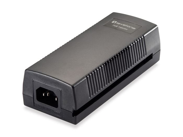 Levelone PoE-injektor Ge 2X Pse 60W PoE Black