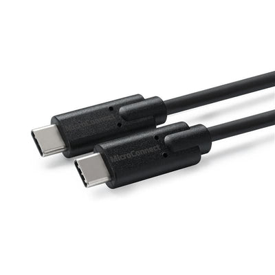 Microconnect USB3.1CC1 USB Cable USB 3.2 Gen 2 (3.1 Gen 2) 1M USB C Black — image 1