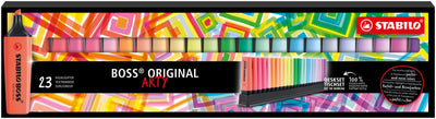 Stabilo Boss Arty Line Pack 23 Marcadores Fluorescentes - Trazo Entre 2 And 5MM - Rechargeable - Ink With Base — image 1