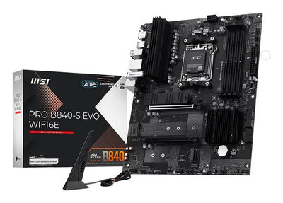 MSI Motherboard Pro B840-S Evo WIFI6E B840,AM5,ATX, DDR5 — image 1