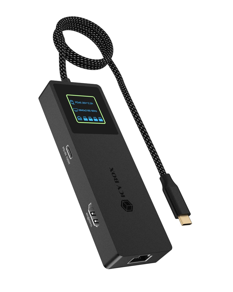 Dockingmation Icybox Spade Dock 4038 7 In 1 With LCD Display