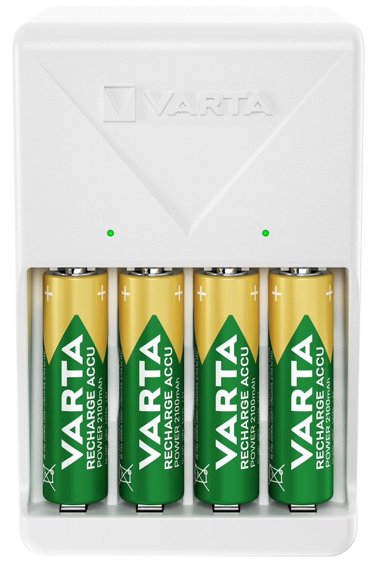 Varta Charger Batteries Plug Charger Includes 4X Aa 2100MAH