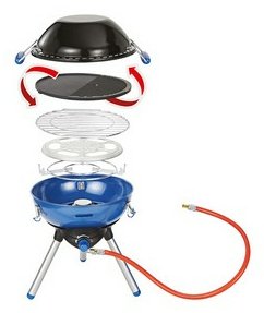 Campingaz Party Grill 400 Caravan Connect Kitchen Gas, Parrilla Gas Black/Blue 30MBAR, With Connection Caravan — image 1