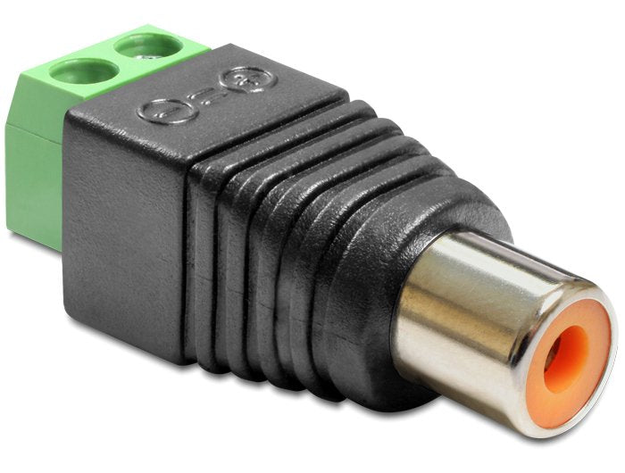 Delock 65418 Adapter Terminalblock 2PIN - Rca