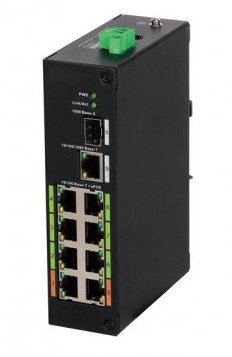 Dahua Technology DH-LR2110-8ET-120 L2 Fast Ethernet (10/100) Energía Sobre Ethernet (PoE) Black — image 1