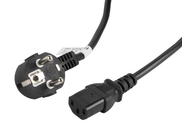 Lanberg Cable Power CA-C13C-11CC-0050-BK Connectors Schuko / IEC320 C13 5 Metres