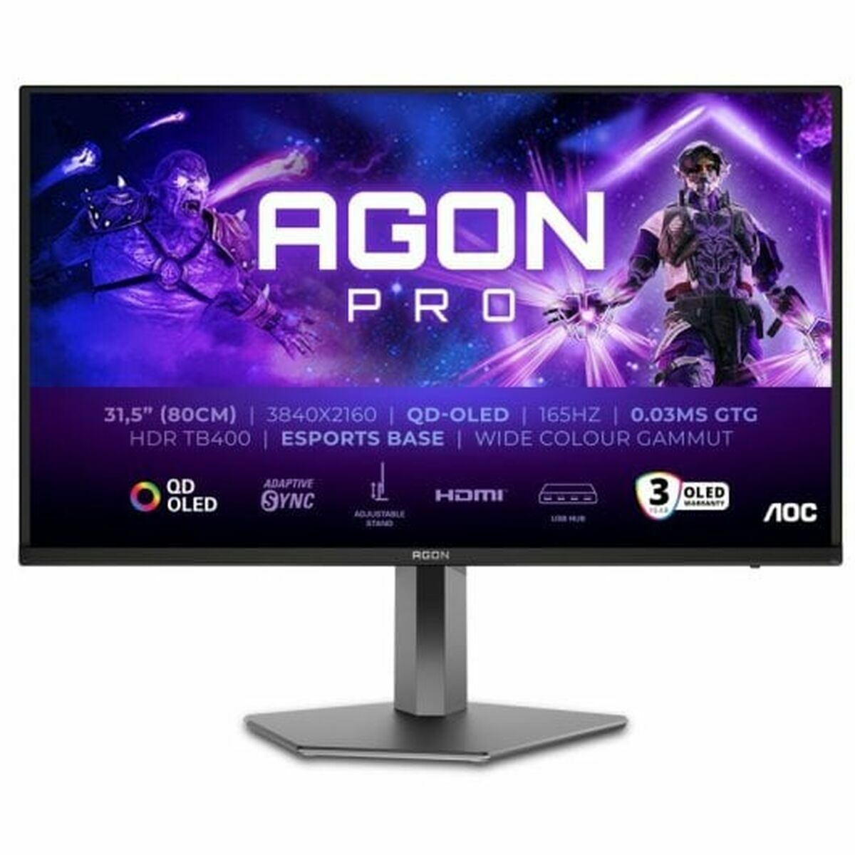 Aoc Monitor Aoc Ag326Ud 4K Ultra Hd 32"