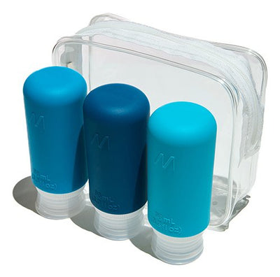 Muitomas TRBOTTLES3BL Bottle And Recipiente Travel Silicone Bottle Flexible — image 1
