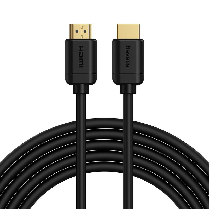 Baseus Cable Video High Definition Series HDMI To HDMI 4K 60 Hz, 3D Hdr, 18Gbps, 1M Black (CAKGQ-A01)