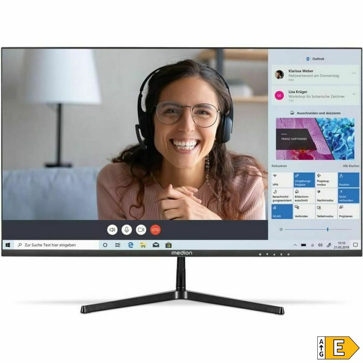 Medion Monitor Medion 30036272 Full Hd Lcd 22"