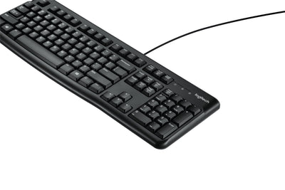 Logitech Keyboard English K120 USB QWERTY Black English Eeuu — image 1