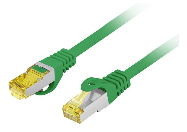 Lanberg Network Cable CAT.6A S FTP Lszh Cu 2M Green