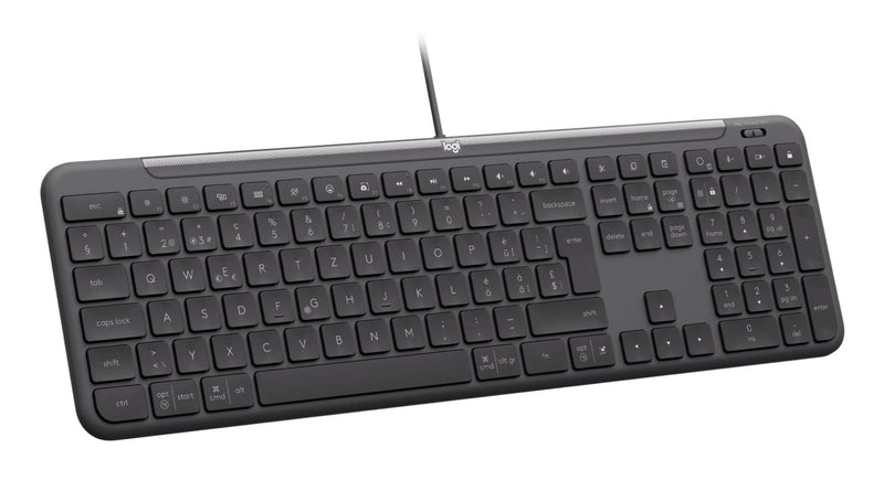 Logitech Signature Slim Wired K620 For Business Keyboard Universal USB QWERTY Internacional Ee.uu. Graphite