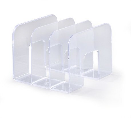 Durable 1701395400 Clasificador Desk Transparent
