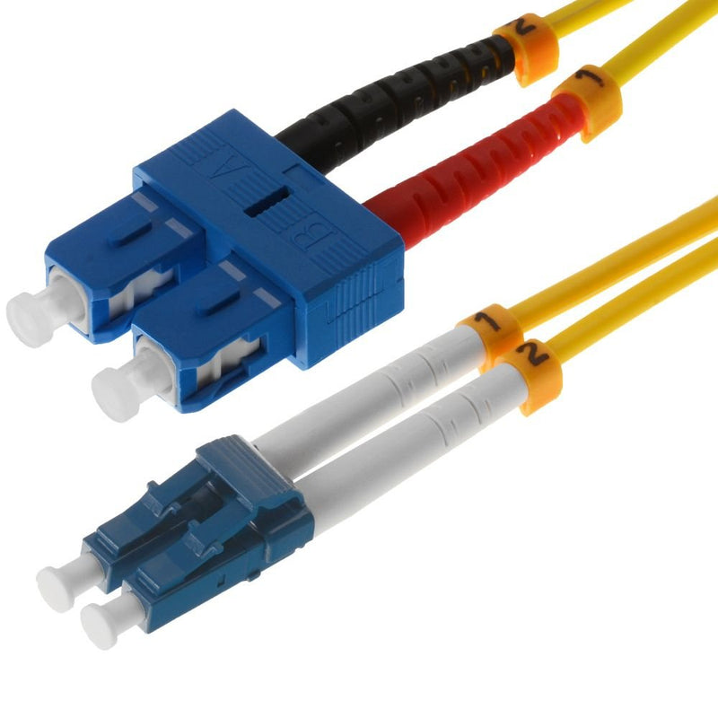 Helos Lwl Network Cable Lc/Sc Duplex 9/125?M OS2 Yellow 10,0M