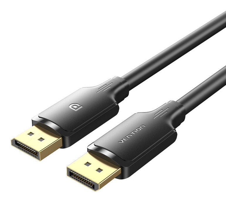 Vention Cable DisplayPort 1.2 4K Hakbi DisplayPort Male DisplayPort Male 3M Black