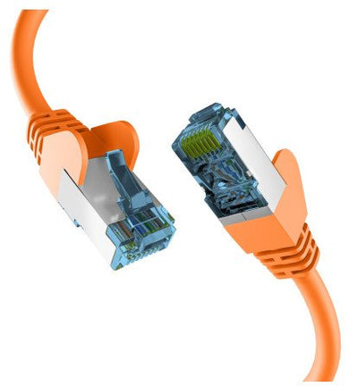 Efb RJ45 Network Cable With CAT.7 Rohcable Orange 1,5M — image 1