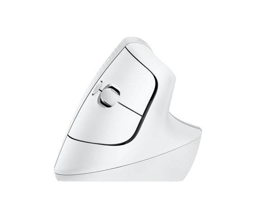 Logitech Lift Mouse Vertical Bluetooth And Wireless USB 4000DPI - 5 Buttons White — image 1
