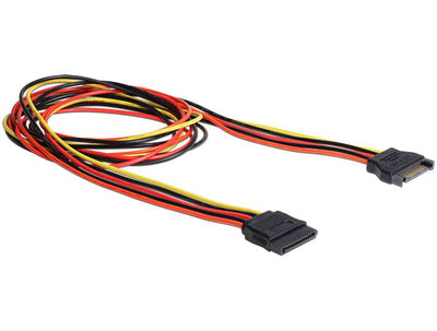 Delock Cable SATA 15PIN - SATA 15PIN M/H 1.00M — image 1