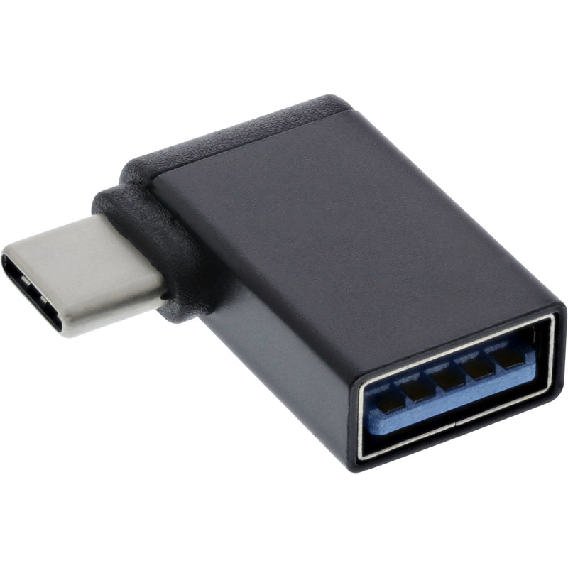Inline Adapter USB 3.2 GEN.2 Otg, Type-c Male a Female Ángulo 90°
