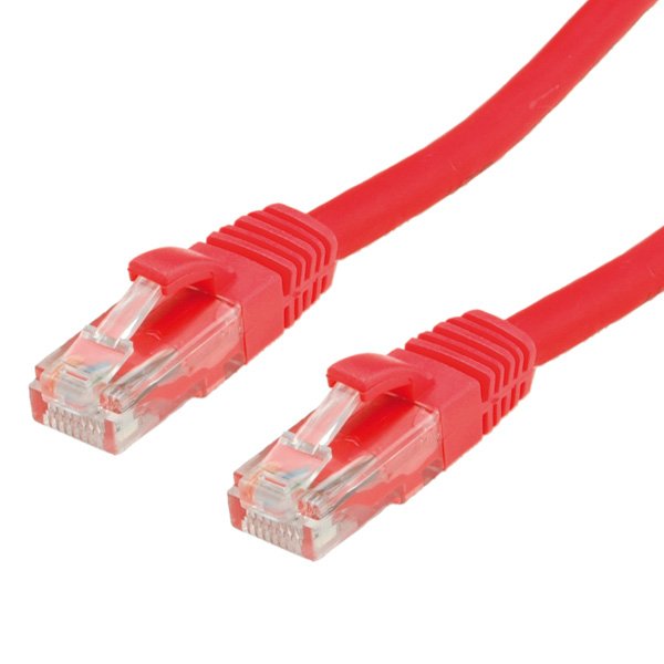 Value 1M UTP CAT.6A Network Cable Red CAT.6A U/UTP [UTP] (Value CAT.6A UTP Cu Ethernet Cable Network 1M)