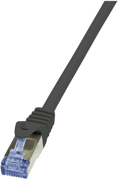 Logilink CAT.6A S/FTP, 3M Network Cable S/FTP (s-STP) Black — image 1