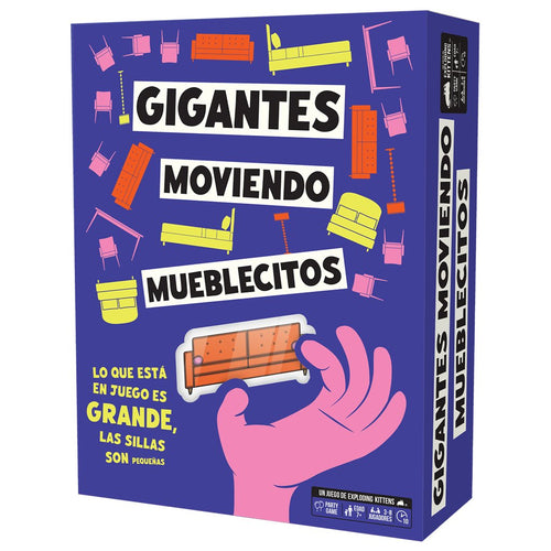 Set Of Desk Gigantes Moviendo Mueblecitos — image 1