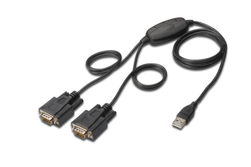 Digitus Cable 1.5M USB 2.0A Cable RS232*2 Chipset FT2232H