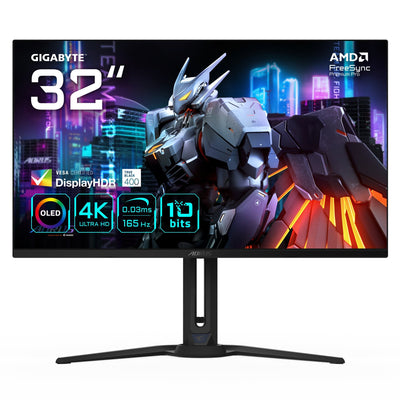 Gigabyte Monitor Aorus FO32U 31,5 UHD - 3840 X 2160 (uhd), 165HZ, 0,03MS, 250 Cd/M², Freesync Premium Pro, Dis — image 1