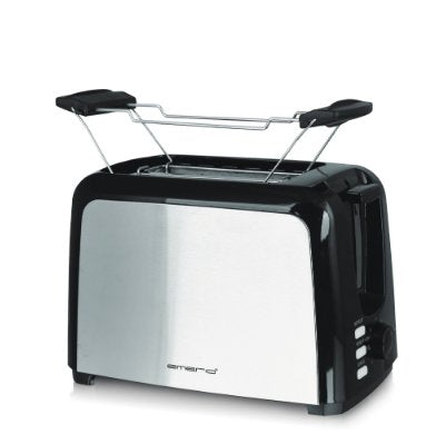 Emerio Toaster 2 Rebanadas, Steel Inoxidable, Thermostat Accesorio
