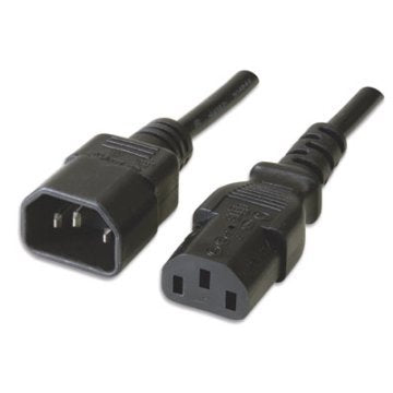 Ewent Cable Power Vde C14-C13, M/F, 1.80M