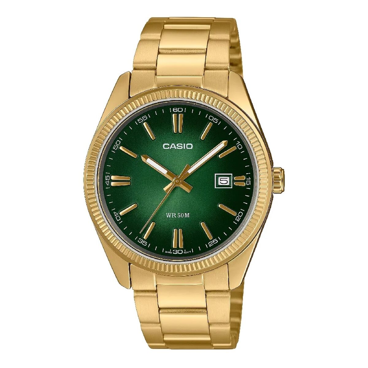Casio Men's Watch Casio Mtp-1302Pgc-3Avef Green