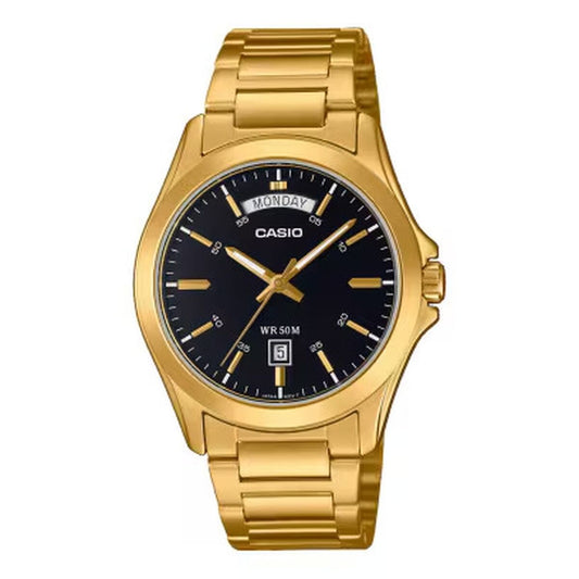 Casio Men's Watch Casio Day & Date Gold