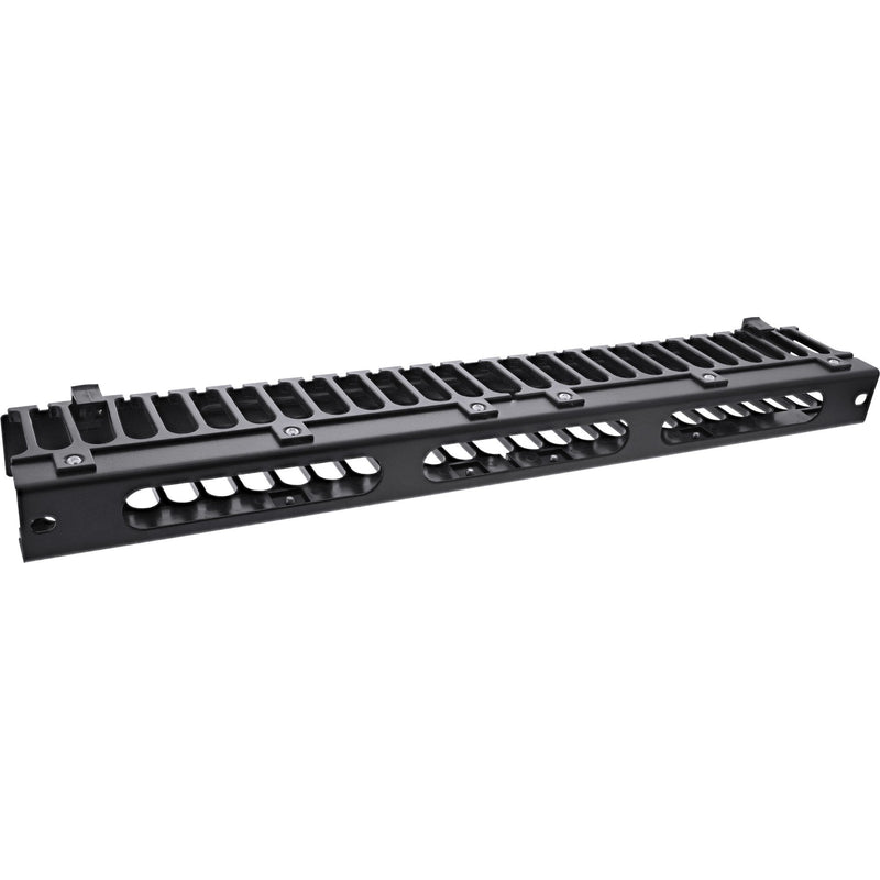 Inline® 19 1U Cable Management Panel Ral 9005 Black