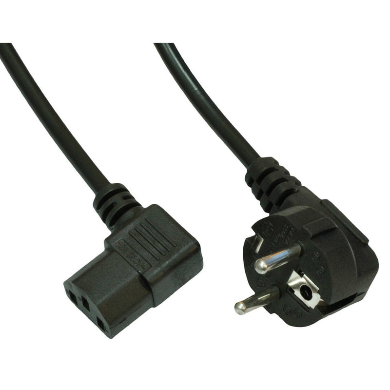 Akyga Power Cord Angle AK-PC-02A IEC C13 250V/50HZ 1.5M Eu Plug